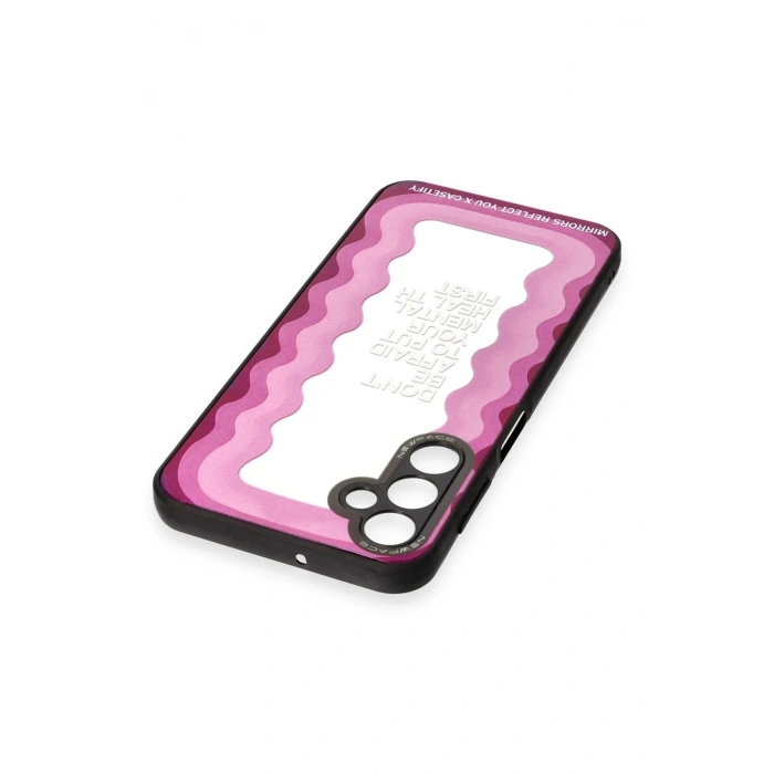 Newface Samsung Galaxy A14 4G Kılıf Mirror Desenli Kapak - Mirror - 11