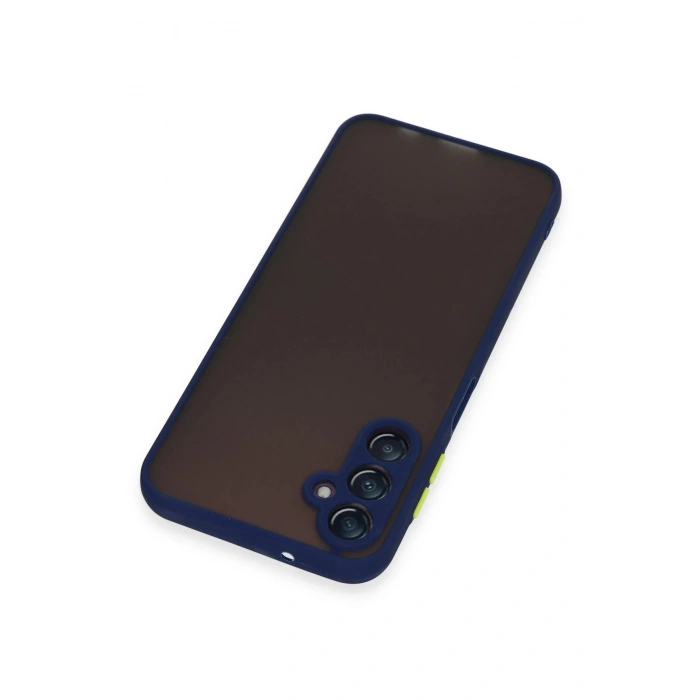 Newface Samsung Galaxy A14 4G Kılıf Montreal Silikon Kapak - Lacivert