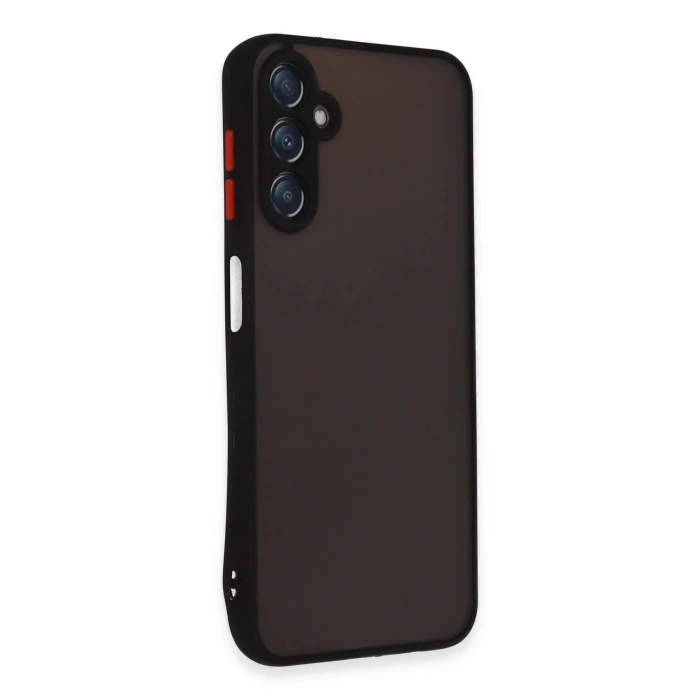 Newface Samsung Galaxy A14 4G Kılıf Montreal Silikon Kapak - Siyah