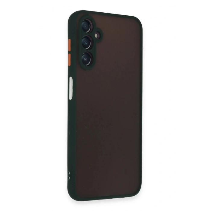 Newface Samsung Galaxy A14 4G Kılıf Montreal Silikon Kapak - Yeşil