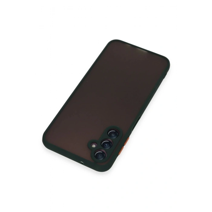 Newface Samsung Galaxy A14 4G Kılıf Montreal Silikon Kapak - Yeşil