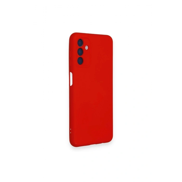 Newface Samsung Galaxy A14 4G Kılıf Nano içi Kadife Silikon - Kırmızı