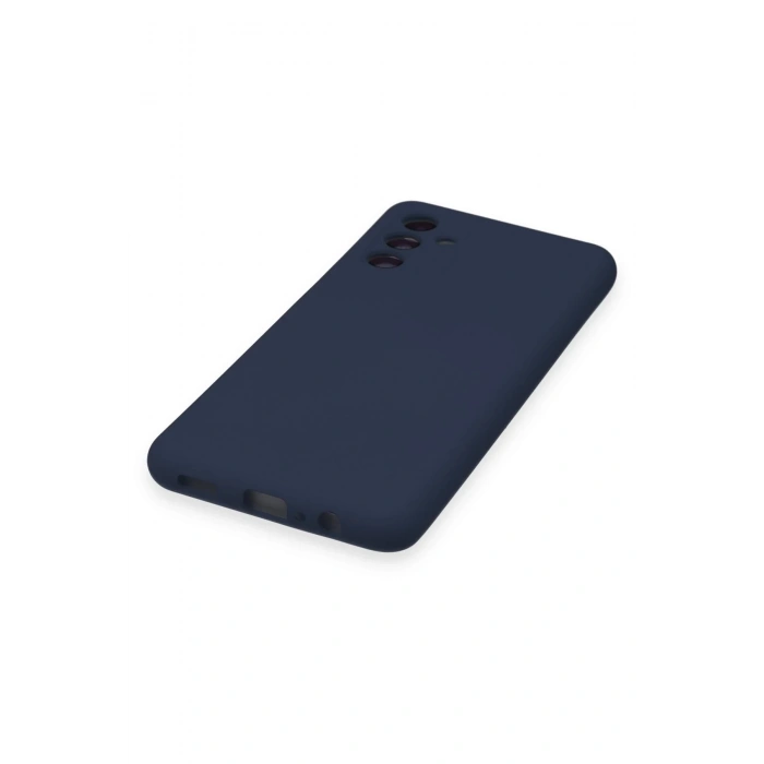 Newface Samsung Galaxy A14 4G Kılıf Nano içi Kadife Silikon - Lacivert