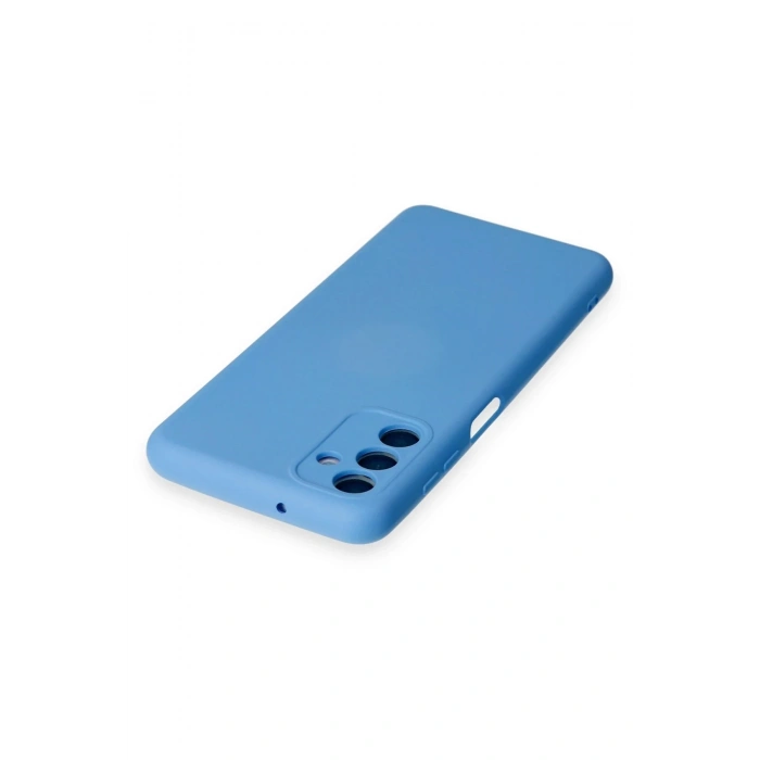 Newface Samsung Galaxy A14 4G Kılıf Nano içi Kadife Silikon - Mavi