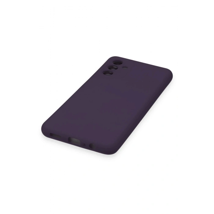 Newface Samsung Galaxy A14 4G Kılıf Nano içi Kadife Silikon - Mor