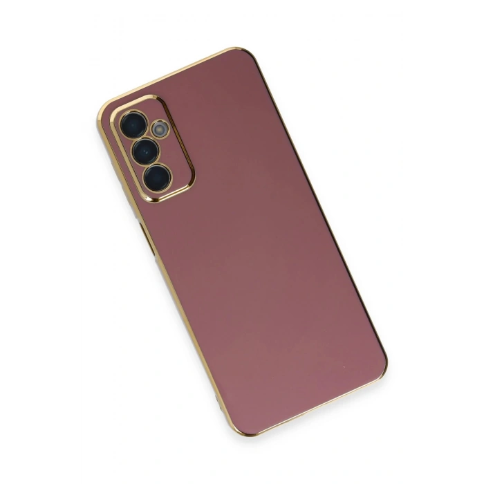 Newface Samsung Galaxy A14 4G Kılıf Volet Silikon - Kırmızı