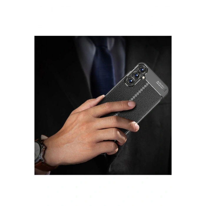 Newface Samsung Galaxy A15 4G Kılıf Auto Focus Kapak - Siyah