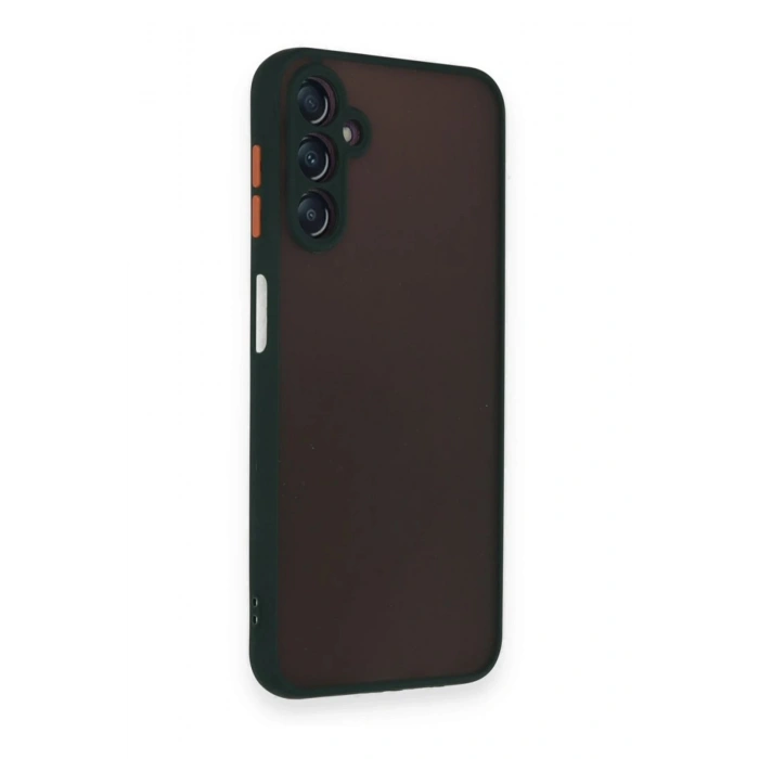 Newface Samsung Galaxy A15 4G Kılıf Montreal Silikon Kapak - Yeşil