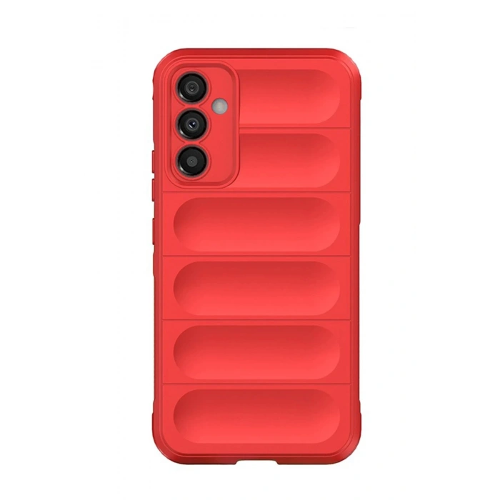 Newface Samsung Galaxy A15 4G Kılıf Optimum Silikon - Kırmızı