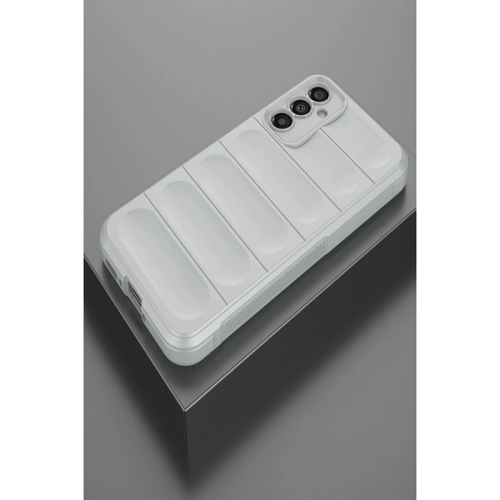 Newface Samsung Galaxy A15 4G Kılıf Optimum Silikon - Krem