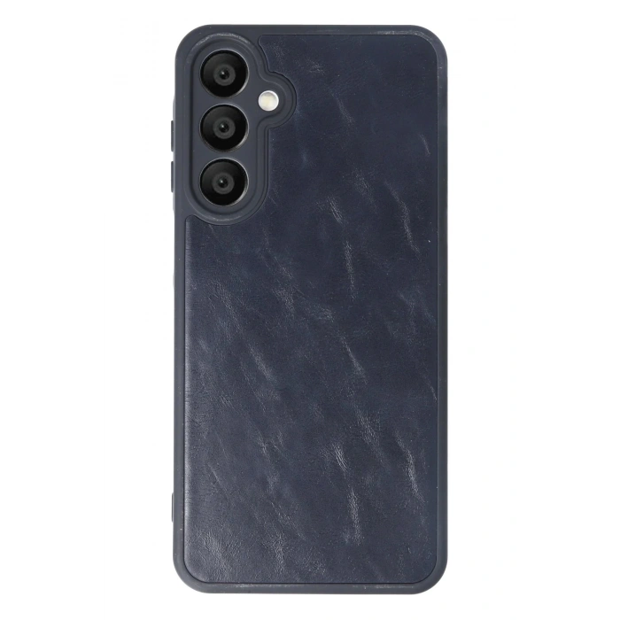 Newface Samsung Galaxy A16 5G Kılıf Aras Deri Kapak - Lacivert