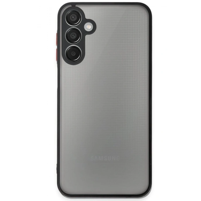 Newface Samsung Galaxy A16 5G Kılıf Montreal Silikon Kapak - Siyah