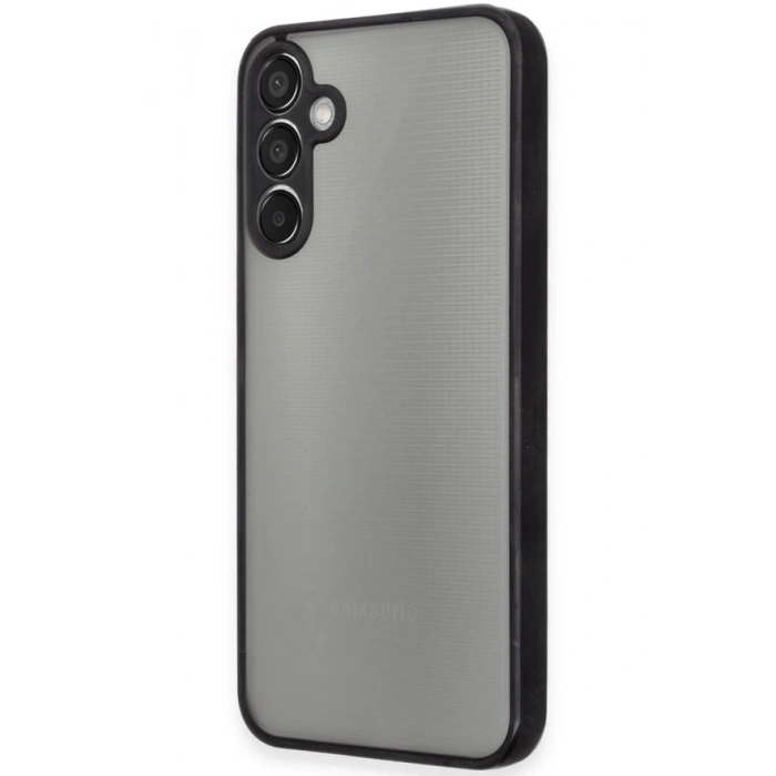 Newface Samsung Galaxy A16 5G Kılıf Montreal Silikon Kapak - Siyah