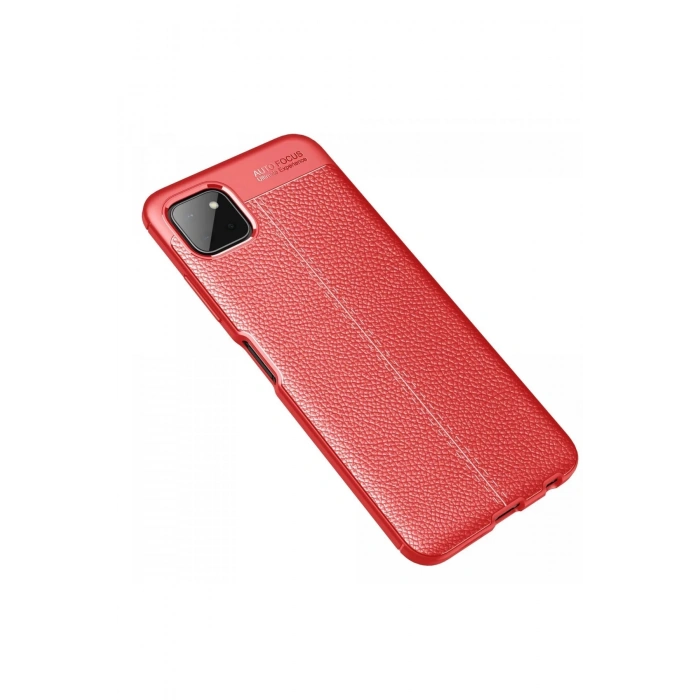 Newface Samsung Galaxy A22 Kılıf Auto Focus Kapak - Kırmızı