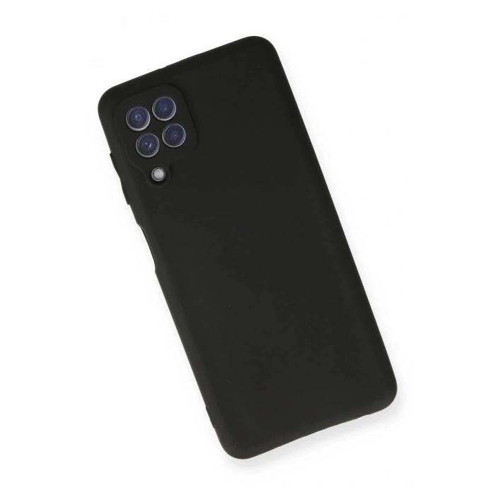 Newface Samsung Galaxy A22 Kılıf First Silikon - Siyah