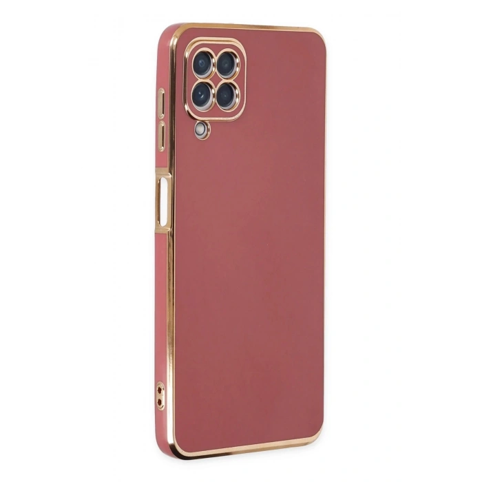 Newface Samsung Galaxy A22 Kılıf Volet Silikon - Kırmızı