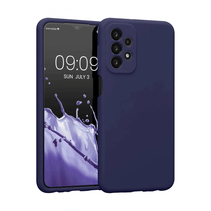 Newface Samsung Galaxy A23 4G Kılıf First Silikon - Lacivert