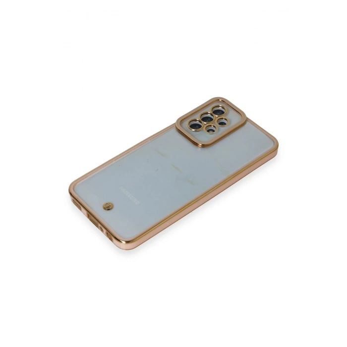 Newface Samsung Galaxy A23 4G Kılıf Liva Lens Silikon - Pudra