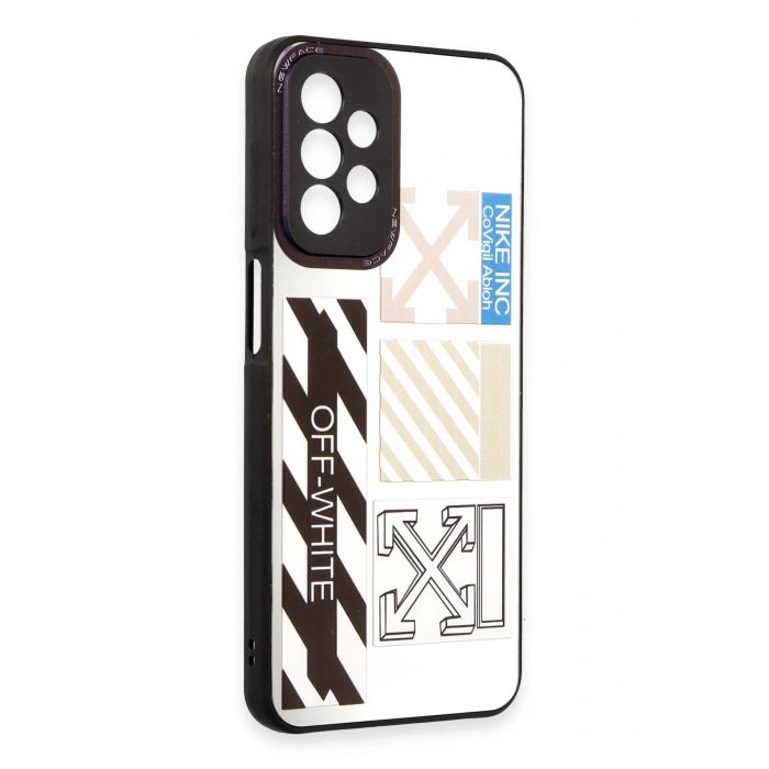 Newface Samsung Galaxy A23 4G Kılıf Mirror Desenli Kapak - Mirror - 6