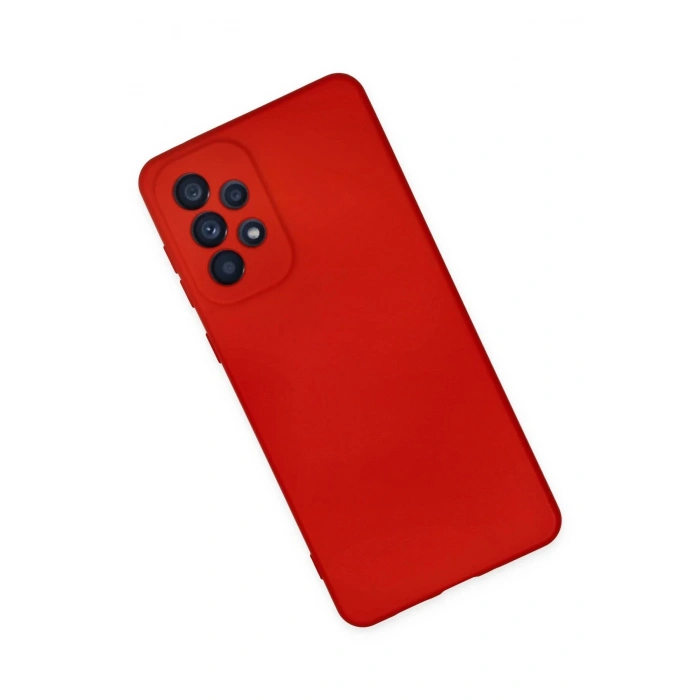 Newface Samsung Galaxy A23 4G Kılıf Nano içi Kadife Silikon - Kırmızı