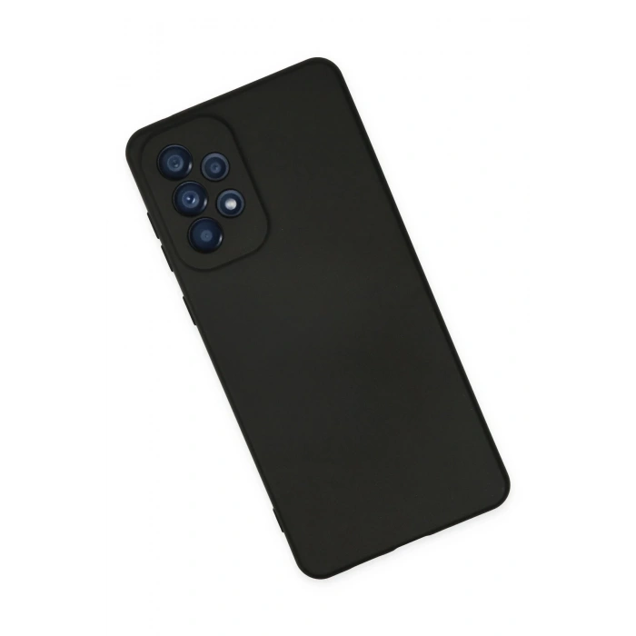 Newface Samsung Galaxy A23 4G Kılıf Nano içi Kadife Silikon - Siyah