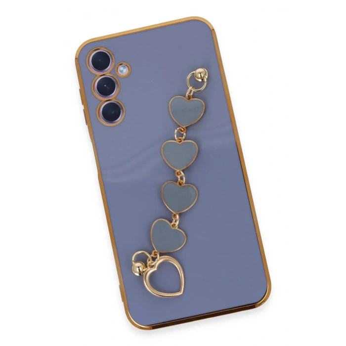 Newface Samsung Galaxy A24 4G Kılıf Esila Silikon - Gri