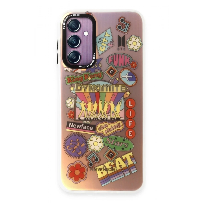 Newface Samsung Galaxy A24 4G Kılıf Estoril Desenli Kapak - Estoril - 14