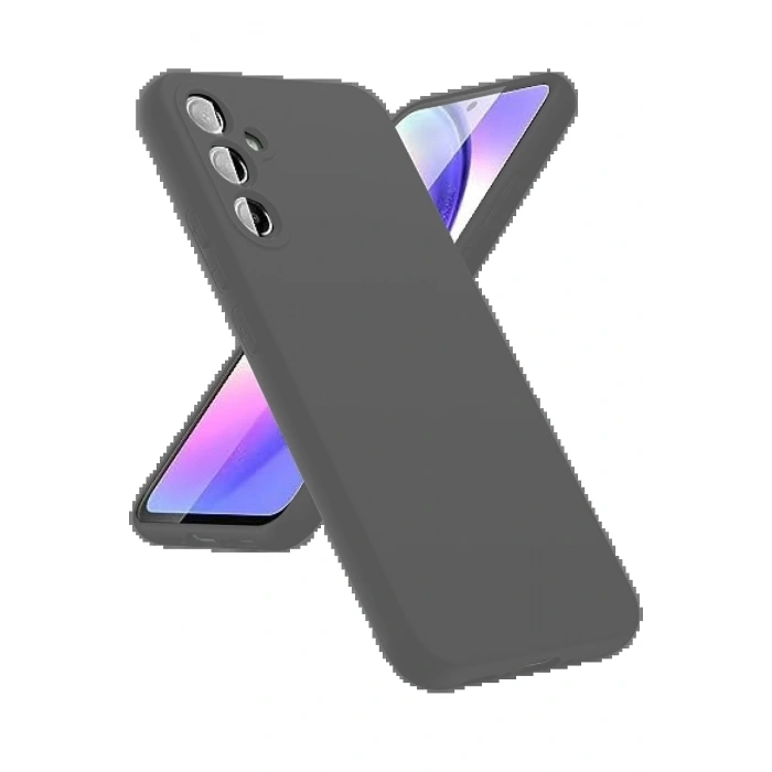 Newface Samsung Galaxy A24 4G Kılıf First Silikon - Gri