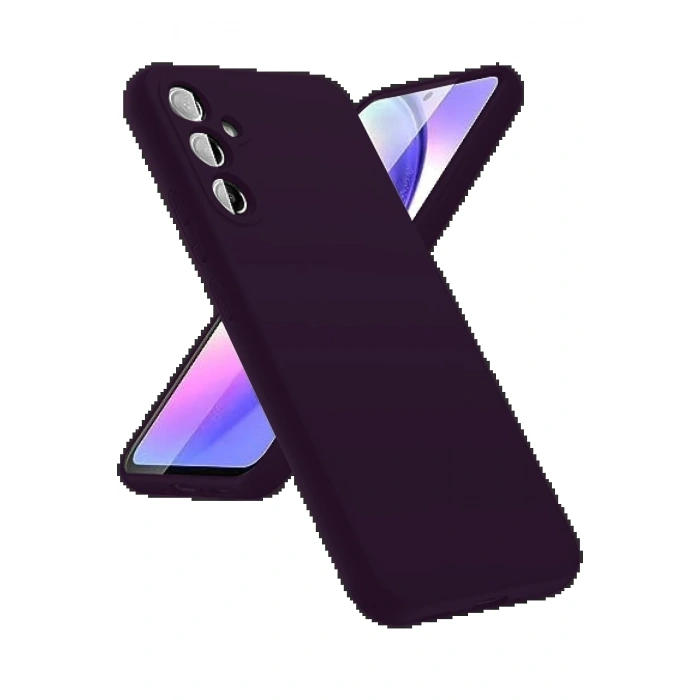 Newface Samsung Galaxy A24 4G Kılıf First Silikon - Mor