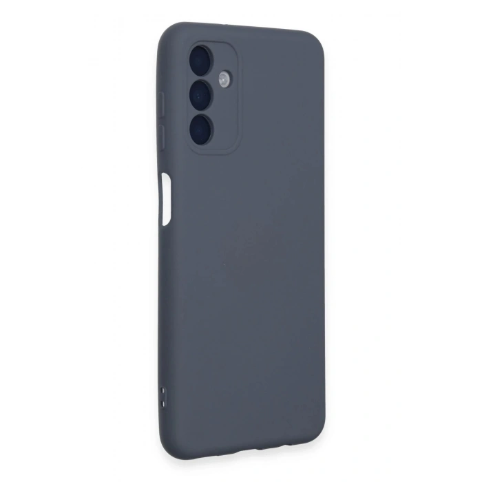 Newface Samsung Galaxy A24 4G Kılıf Nano içi Kadife Silikon - Gri