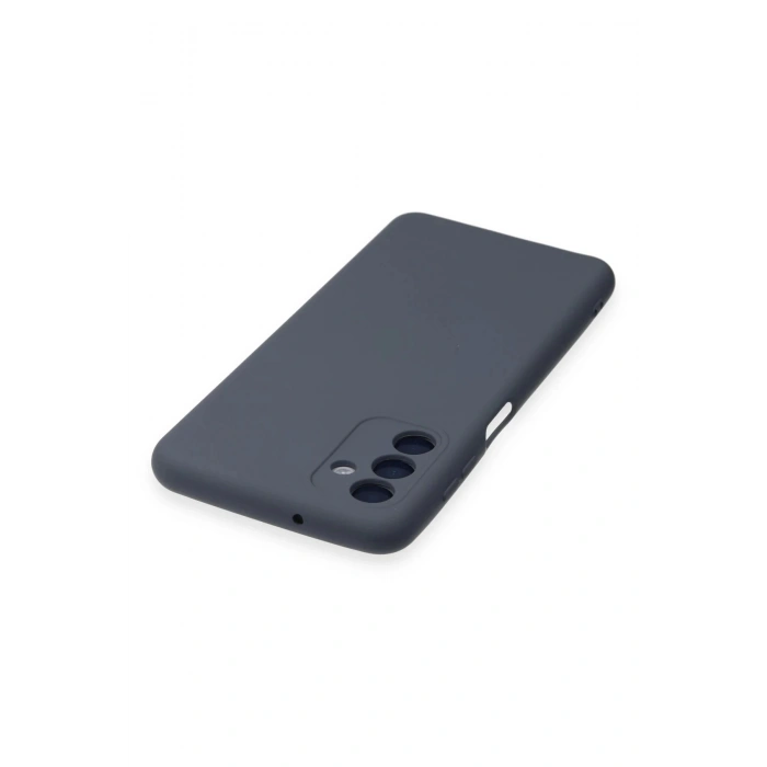 Newface Samsung Galaxy A24 4G Kılıf Nano içi Kadife Silikon - Gri