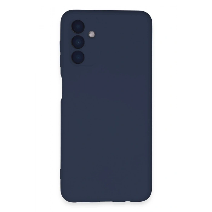 Newface Samsung Galaxy A24 4G Kılıf Nano içi Kadife Silikon - Lacivert