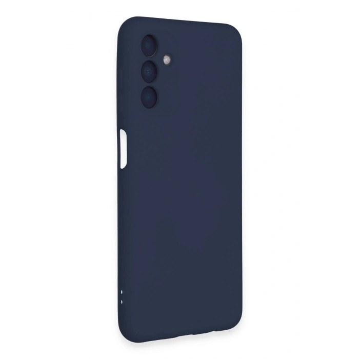 Newface Samsung Galaxy A24 4G Kılıf Nano içi Kadife Silikon - Lacivert