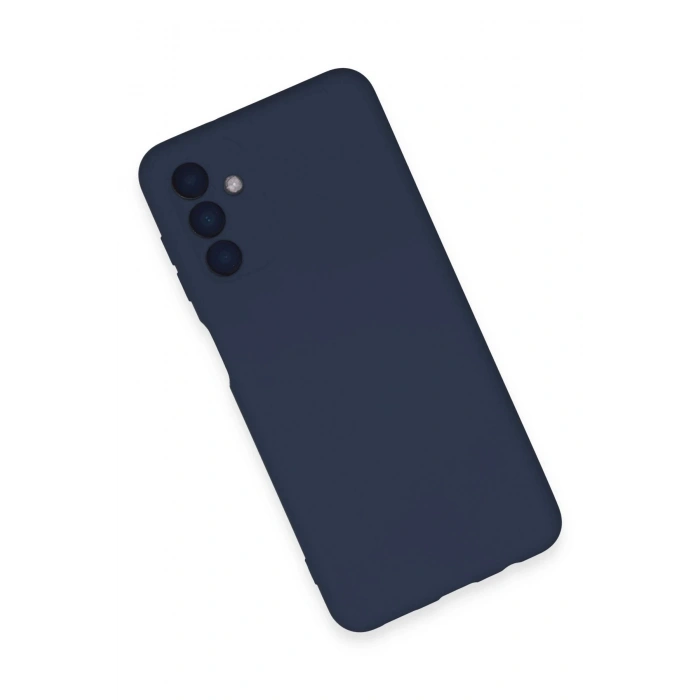 Newface Samsung Galaxy A24 4G Kılıf Nano içi Kadife Silikon - Lacivert