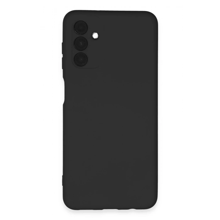 Newface Samsung Galaxy A24 4G Kılıf Nano içi Kadife Silikon - Siyah
