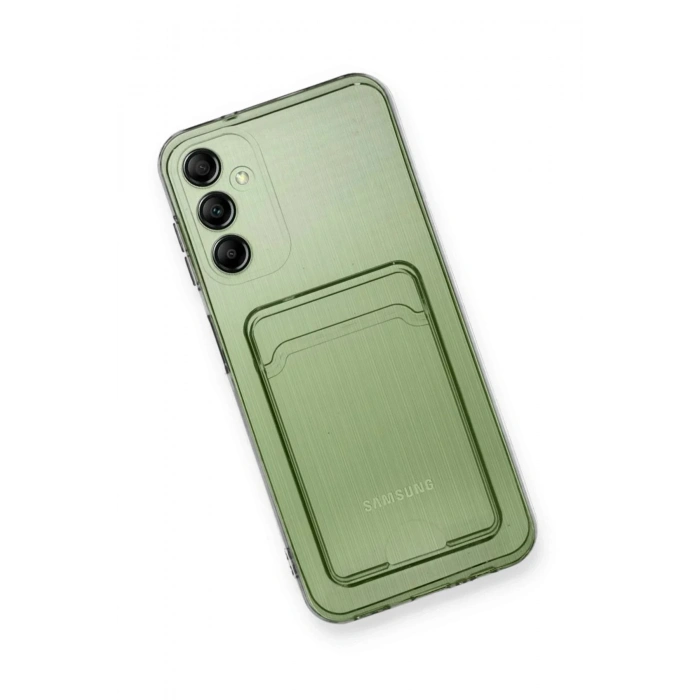 Newface Samsung Galaxy A25 5G Kılıf Kart Şeffaf Silikon - Şeffaf
