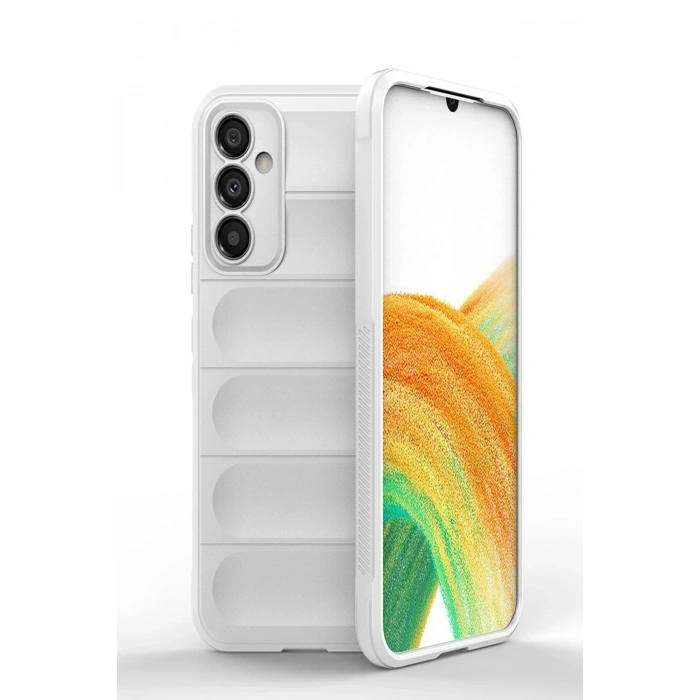 Newface Samsung Galaxy A25 5G Kılıf Optimum Silikon - Krem