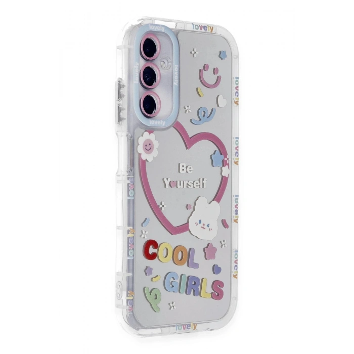 Newface Samsung Galaxy A25 5G Kılıf Reflexion Desenli Kapak - Desen 1