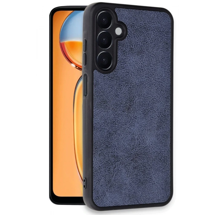 Newface Samsung Galaxy A26 Kılıf Aras Deri Kapak - Lacivert