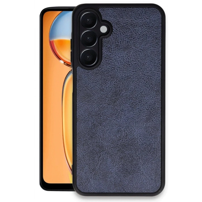 Newface Samsung Galaxy A26 Kılıf Aras Deri Kapak - Lacivert