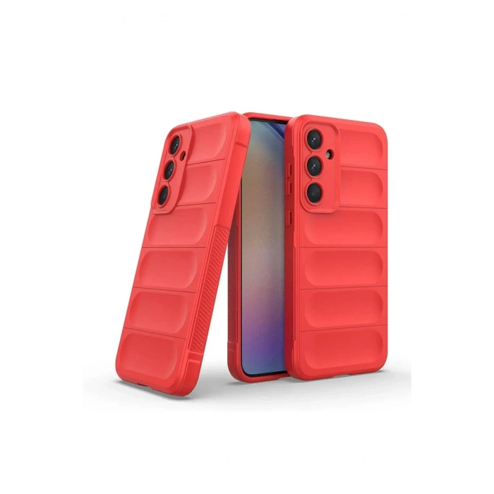 Newface Samsung Galaxy A26 Kılıf Optimum Silikon - Kırmızı