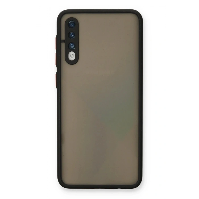 Newface Samsung Galaxy A30S Kılıf Montreal Silikon Kapak - Siyah