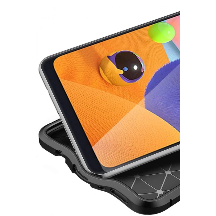 Newface Samsung Galaxy A31 Kılıf Auto Focus Kapak - Kırmızı