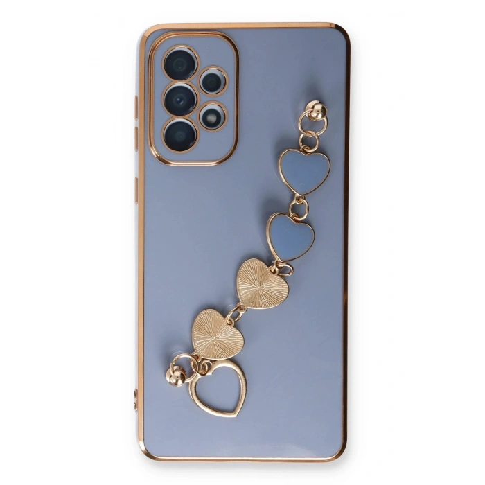 Newface Samsung Galaxy A33 5G Kılıf Esila Silikon - Gri