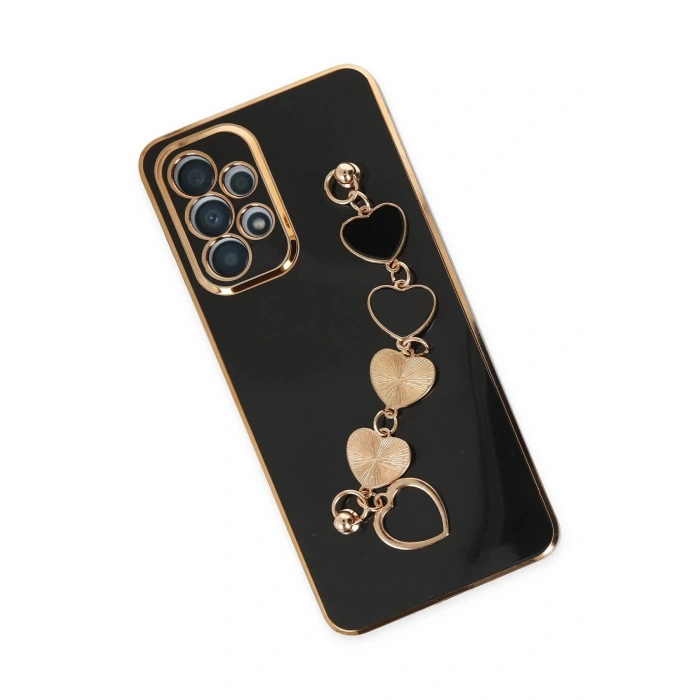 Newface Samsung Galaxy A33 5G Kılıf Esila Silikon - Siyah