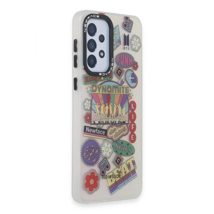 Newface Samsung Galaxy A33 5G Kılıf Estoril Desenli Kapak - Estoril - 14