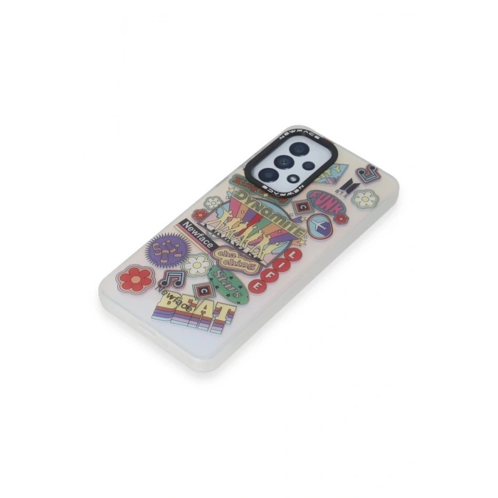 Newface Samsung Galaxy A33 5G Kılıf Estoril Desenli Kapak - Estoril - 14