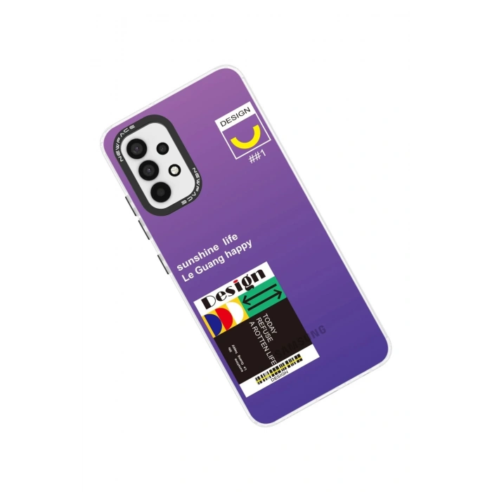 Newface Samsung Galaxy A33 5G Kılıf Estoril Desenli Kapak - Estoril - 4