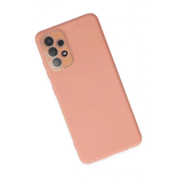 Newface Samsung Galaxy A33 5G Kılıf Lansman Glass Kapak - Pembe