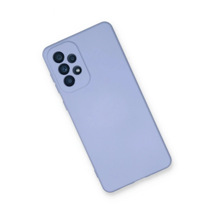 Newface Samsung Galaxy A33 5G Kılıf Nano içi Kadife Silikon - Lila